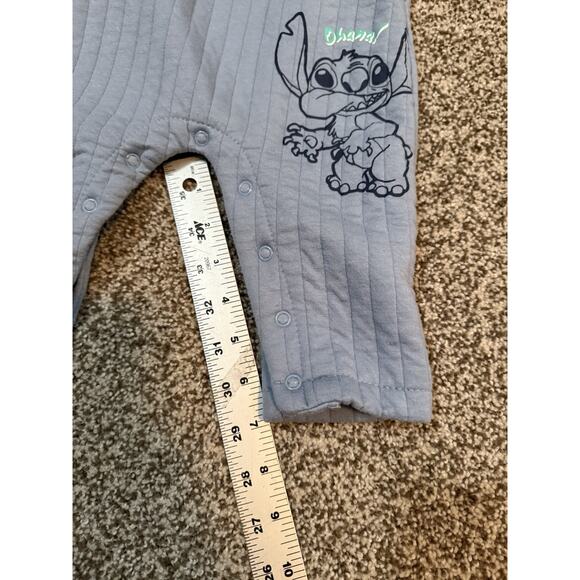 Disney Baby 12M (12 Months) Baby Unisex Stitch Aloha Snap Overalls - Picture 9 of 10